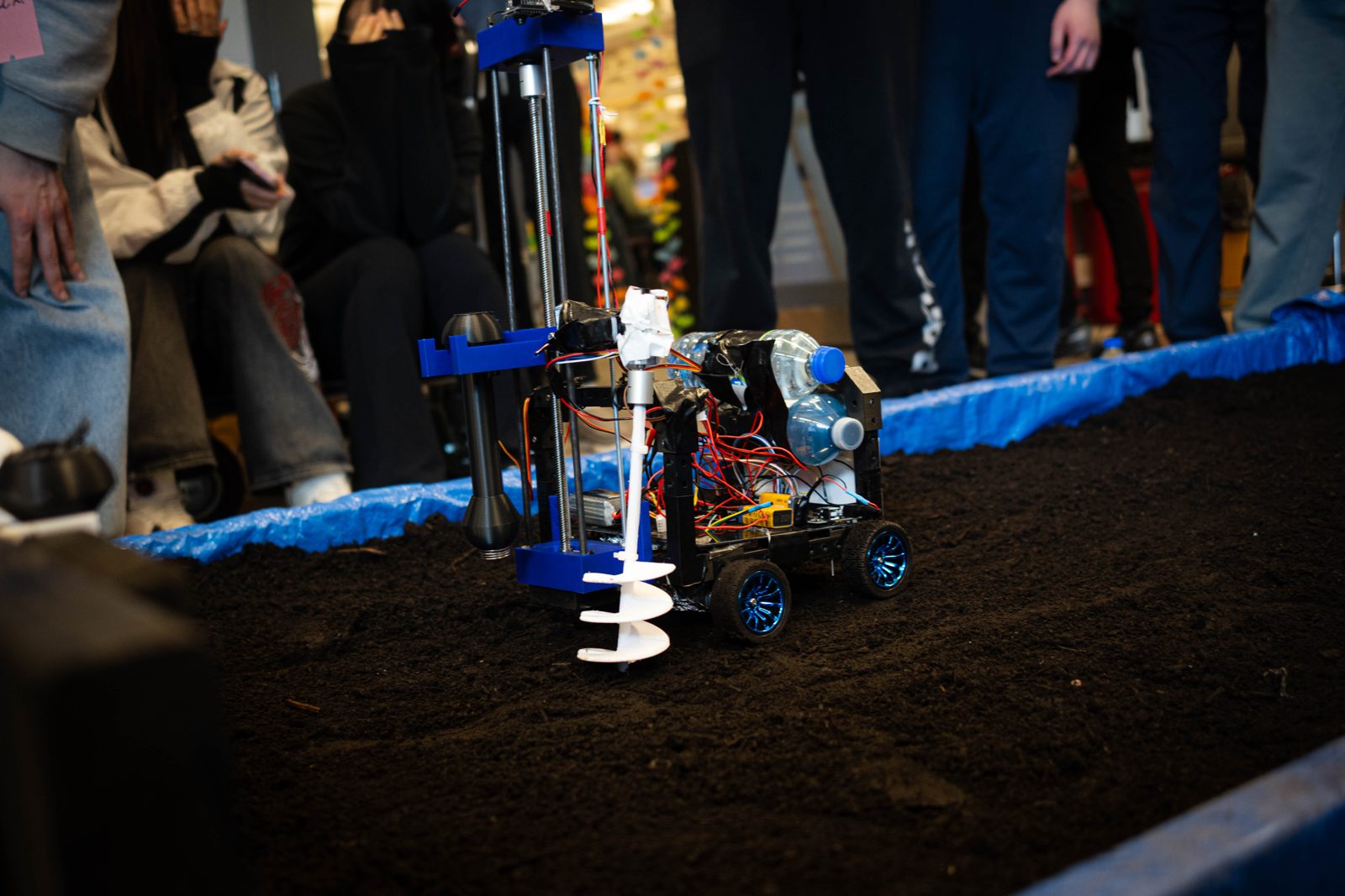 A robot on the competition field